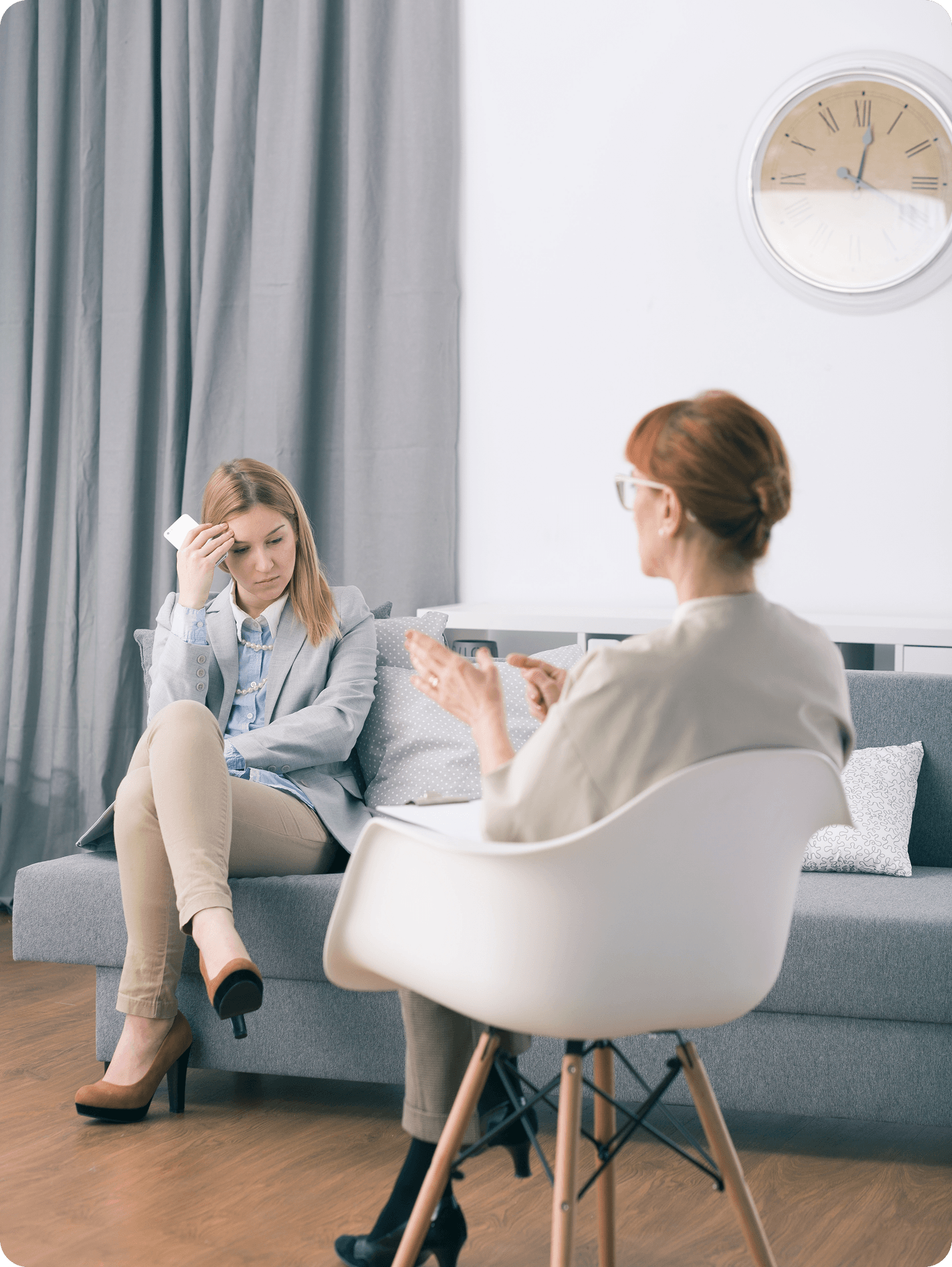 Emotional support in a therapy setting